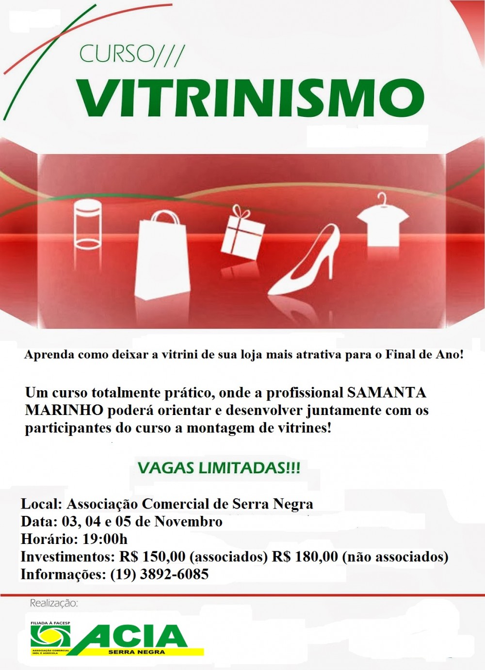 Curso de vitrinismo